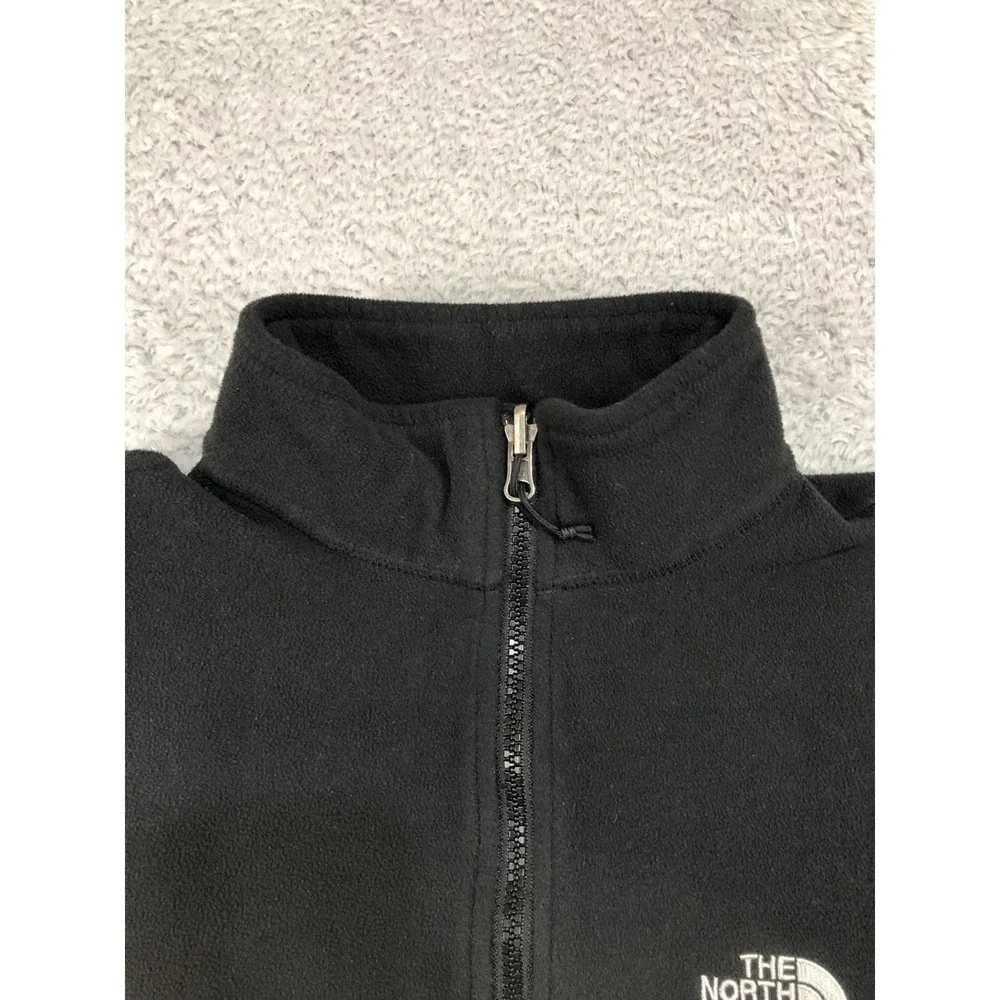 The North Face Jacket Mens Size M Black Fleece Full Zip